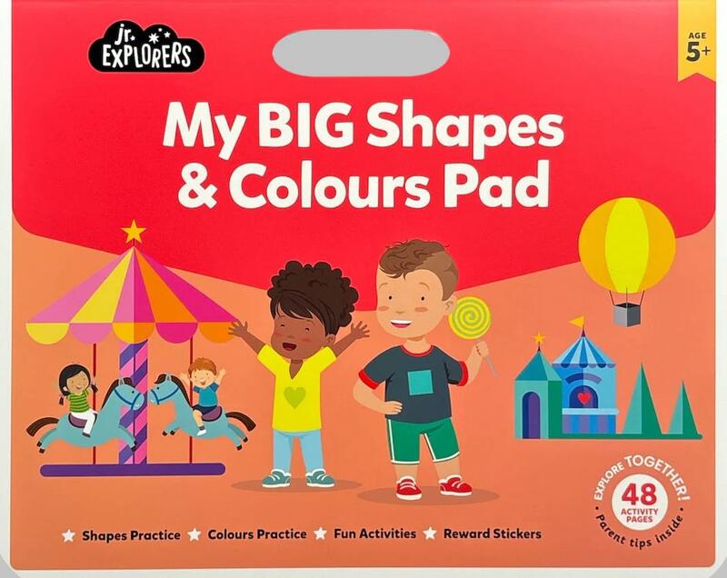 Jr. Explorers My Big Shapes & Colours Pad