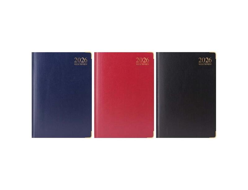 Diary A4 WTV Padded Casebound Assorted