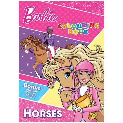 Barbie Horses Colouring Book