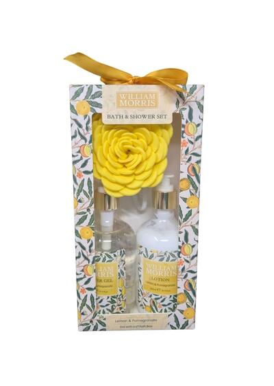William Morris Bath & Shower Set Lemon & Pomegranate 2 pieces
