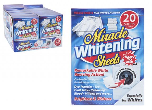 Miracle White Clothes Booster 20 Sheets