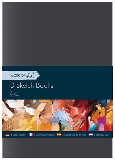Work Of Art 3 Sketch Books