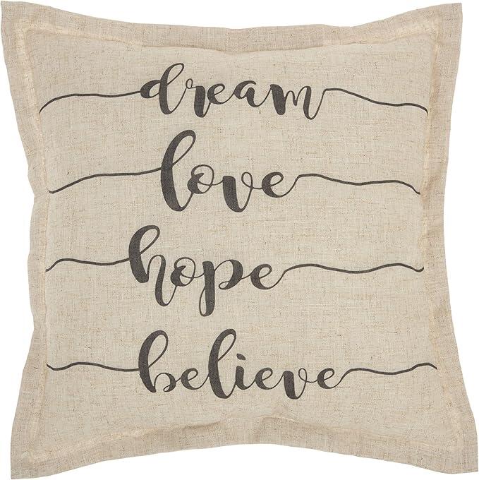Dream Love Hope Believe Pillow