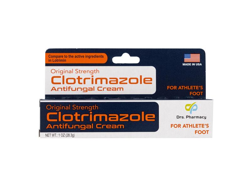 DRS Clotrimazole Antifungal Cream Original Strength 1oz