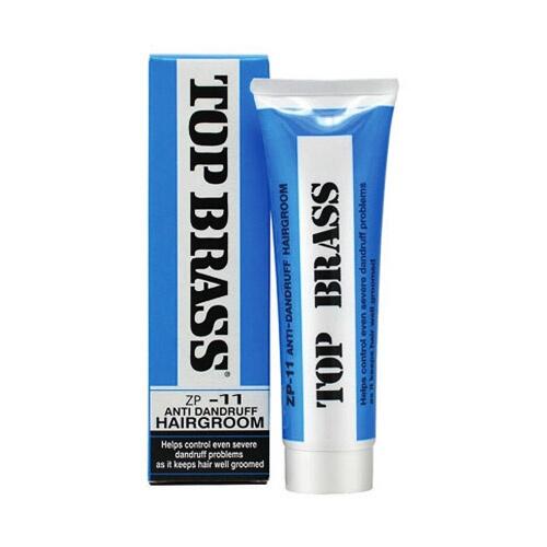 Top Brass Anti Dandruff Hair Groom Creme Formula 3oz