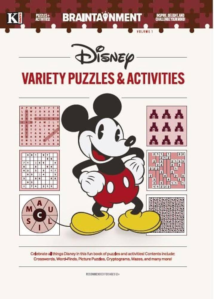 Kappa Disney Variety Puzzle & Activities