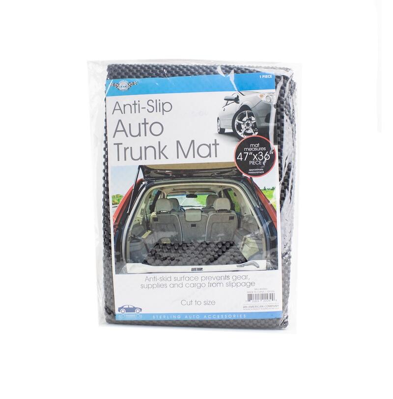 Anti Slip Auto Trunk Mat Black