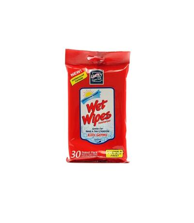 Lucky Super Soft Wet Wipes Travel Pack 30 pack