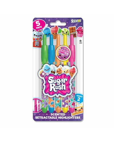 Sugar Rush Retractable Scented Gel Pens 5 pack