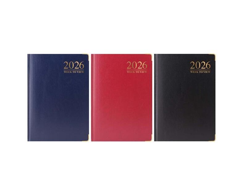 Diary A6 Padded Casebound Gilt-Edge Assorted