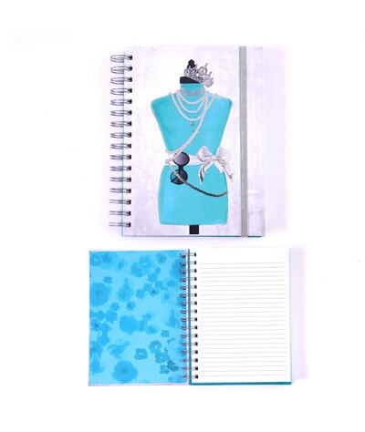 Jumbo Spiral Perfume Floral Hot Stamp Journal 160 sheets 8.5