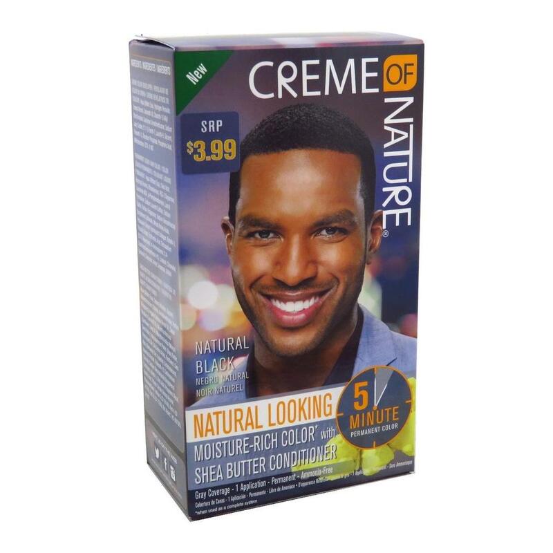 Creme Of Nature Cni Mens Liquid Hair Color Natural Black #1