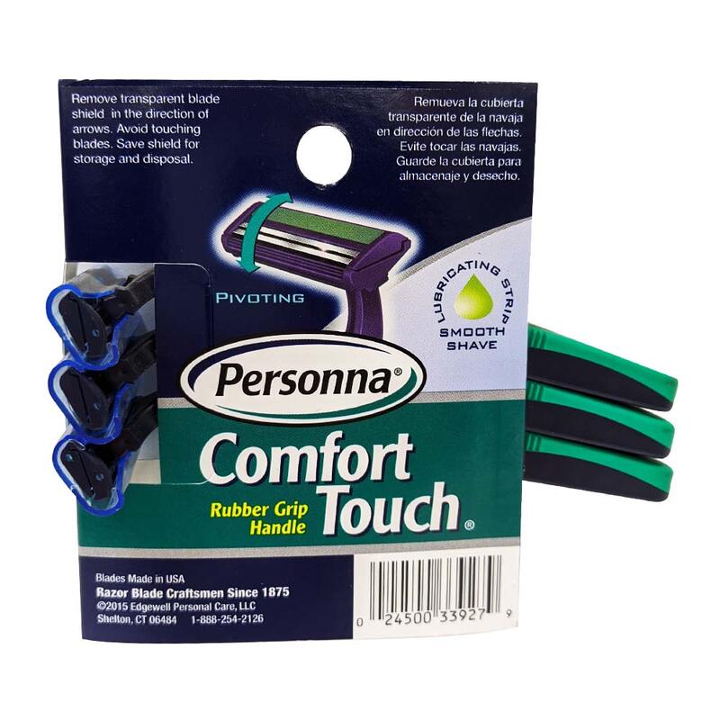 Personna Pivot Head Twin Blade Razors With Lubricating Strip 3 ct