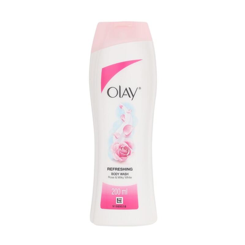 Olay Body Wash Rose & Milky White 200ml