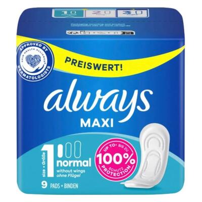 Always Maxi Normal 9 Ct
