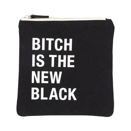 Small Black Cosmetics Bag