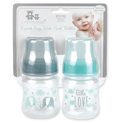Cribmates Wide-Neck Bottles 5oz 2 pack