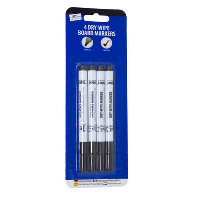 Tallon Dry Wipe Board Markers 4ct