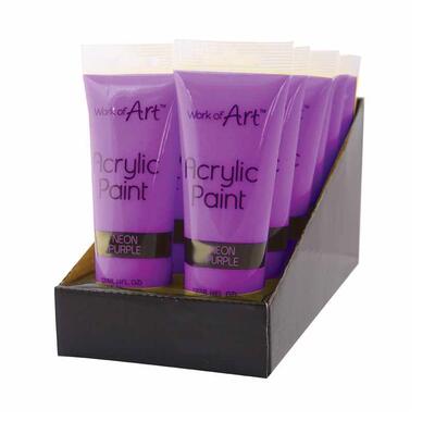 Neon Purple Acrylic Paint 120ml