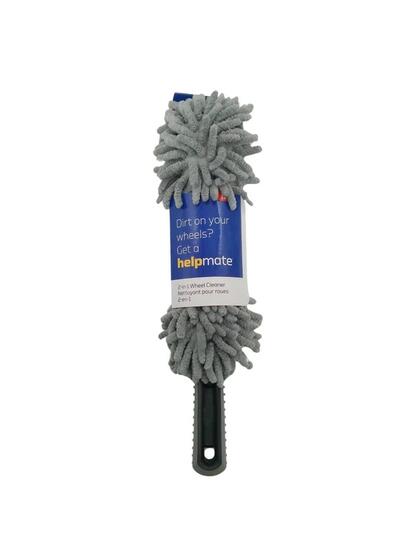Road Pro 2 in 1 Scrubbing Mop Side Wheel Cleaner Brush