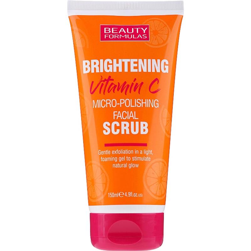 Beauty Formulas Brightening Vitamin C Micro-Polishing Facial Scrub 4.9oz