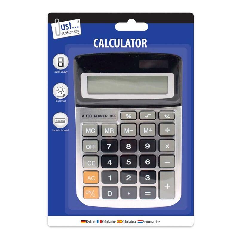 Midi Calculator 8 Digit  Dual Power 104x152m