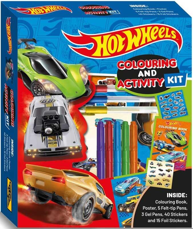 Hot Wheels Colouring & Activity Kit