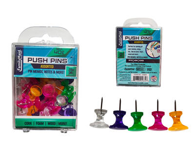 Push Pins Jumbo 40pcs