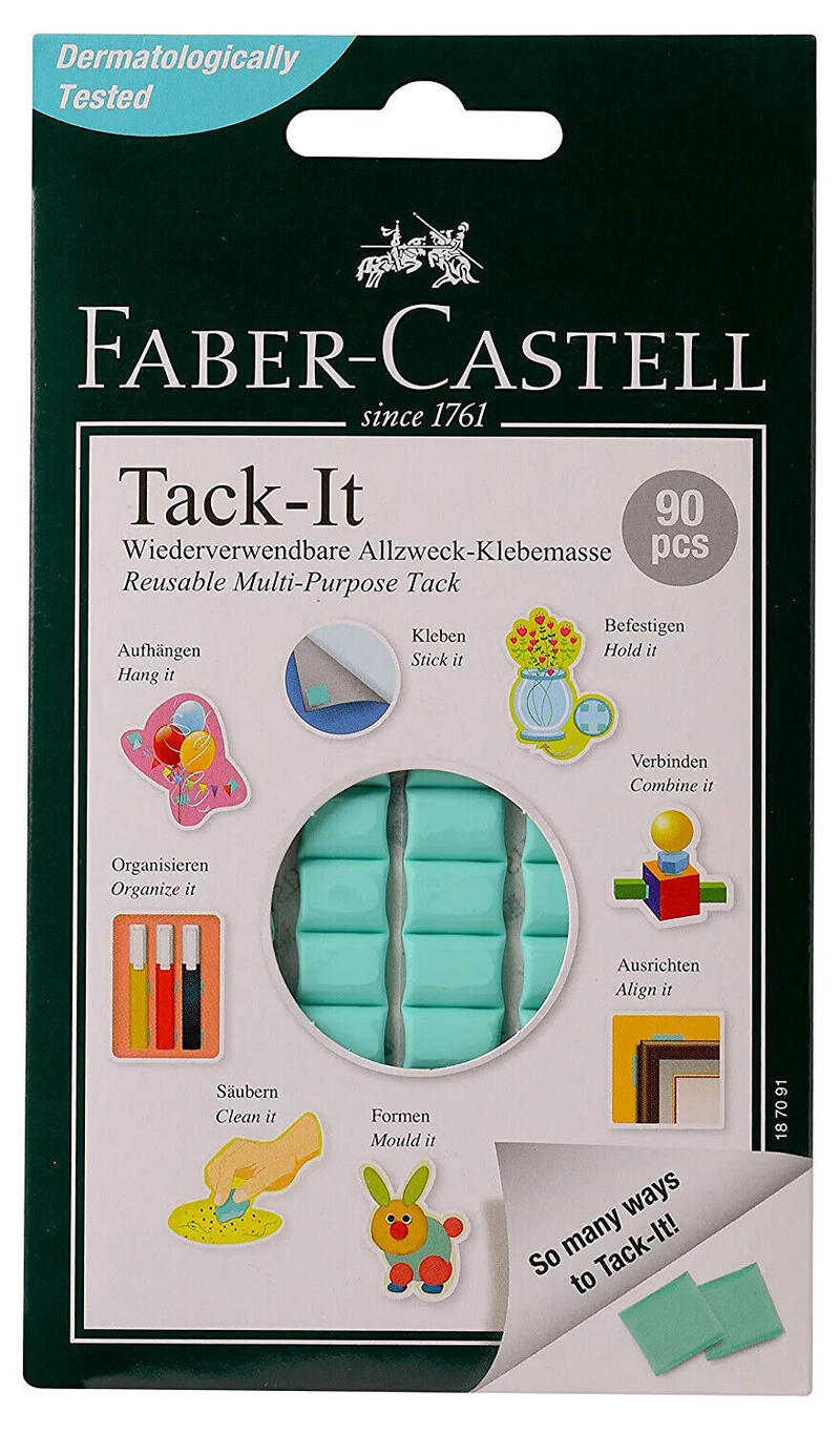 Faber-Castell Tack It Green 90pcs