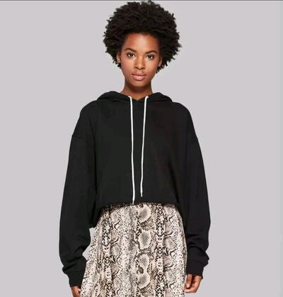 Ladies Hooded Sweatshirt Medium & Large