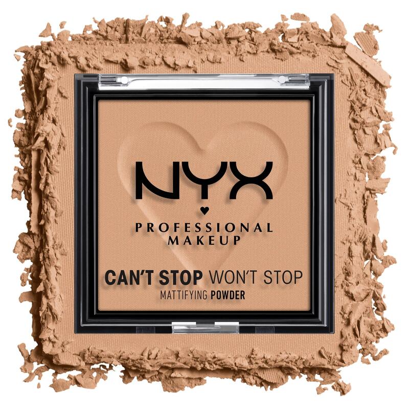 NYX Can't Stop Won't Stop Mattifying Powder Tan 0.21oz