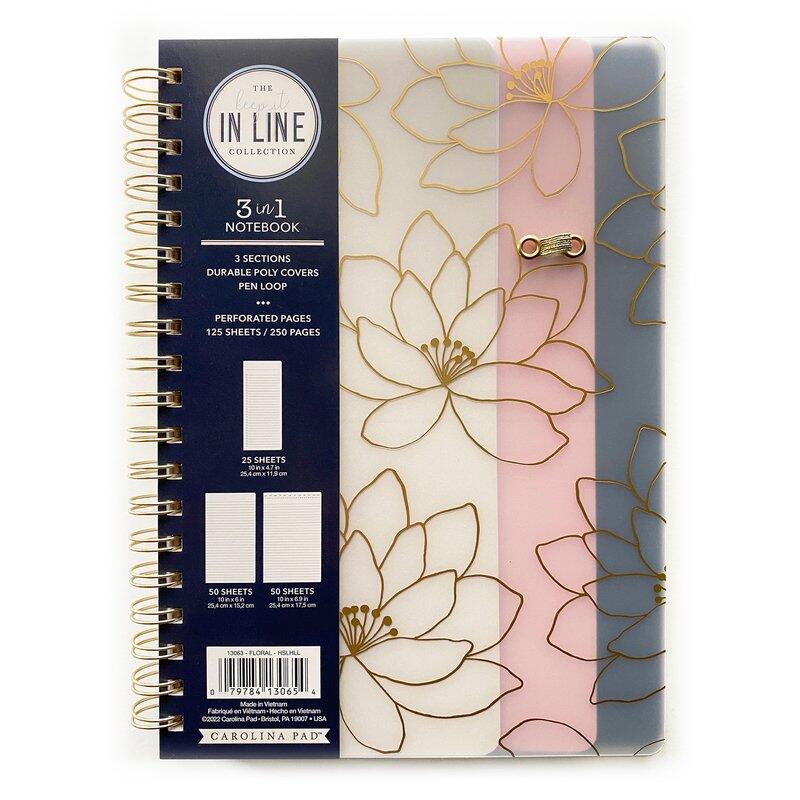 PC Keep It In Line Subject Notebook Carolina Pad