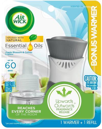 Airwick Plug In Starter Kit Apple Blossom & Cotton
