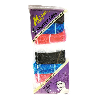 Magic Shower Caps Assorted 8 pieces