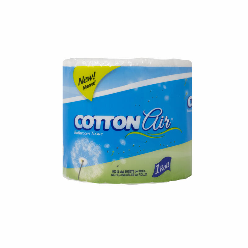 Cotton Air Bathroom Tissue 1 Roll
