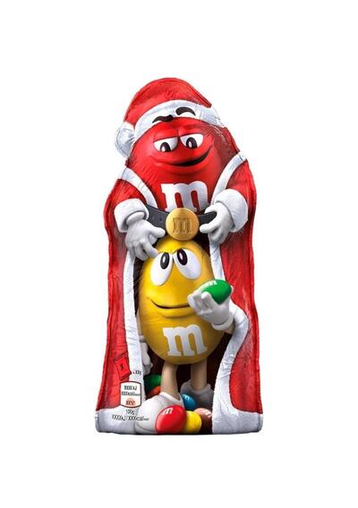 M&M Milk Chocolate Santa Shape 100g