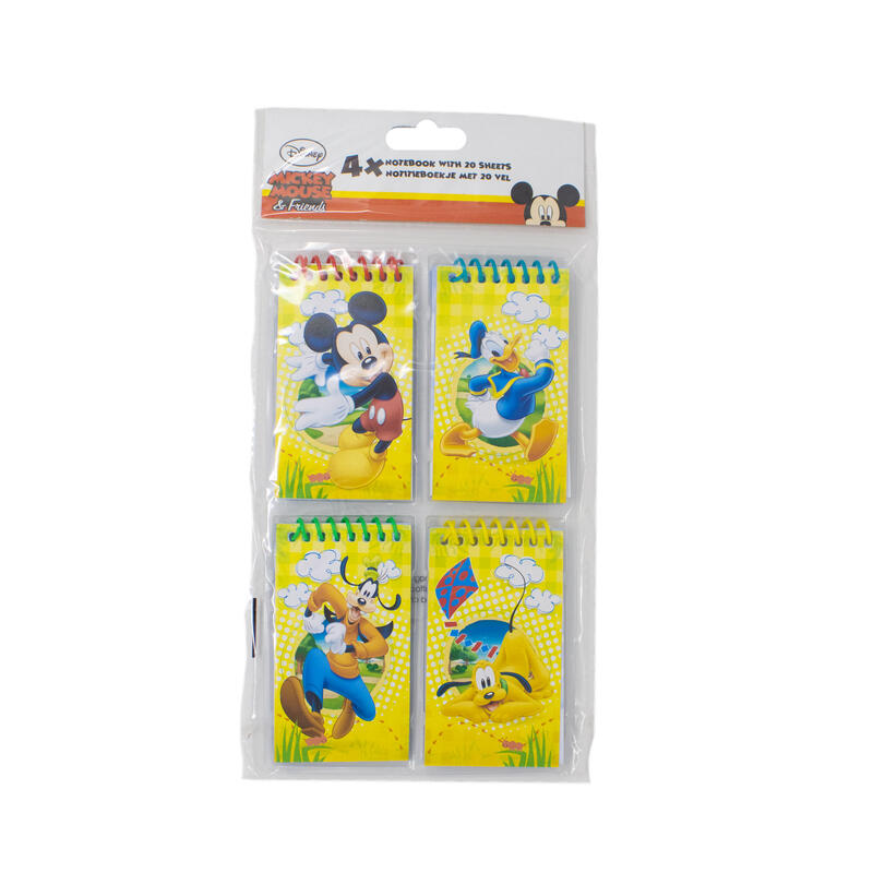 Disney Mickey Mouse Notebooks 4 ct