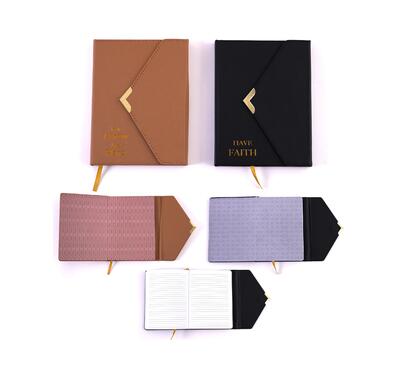 Pu Cover Envelope Flap Journal Brown/Black 6