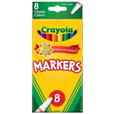 Crayola Classic Thin Line 8ct