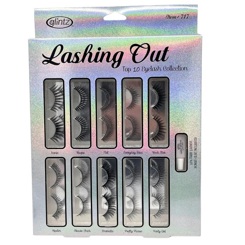 Glintz Lashing Out Eyelash Set 10ct