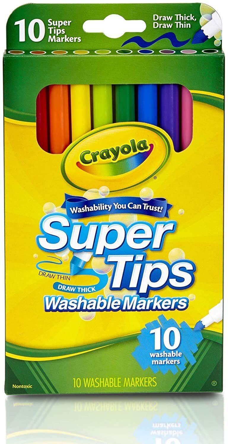 Crayola Super Tips Washable Markers 10 count