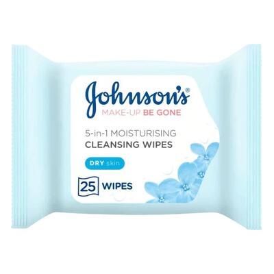 Johnson Micellar Wipes Moisturising 25's