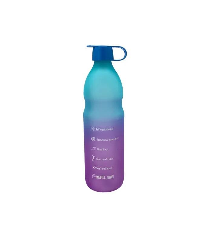Double Color Painted Water Bottle Blue 1 count