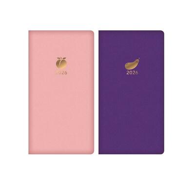 Diary Slim WTV PU Emblem Assorted 1 count