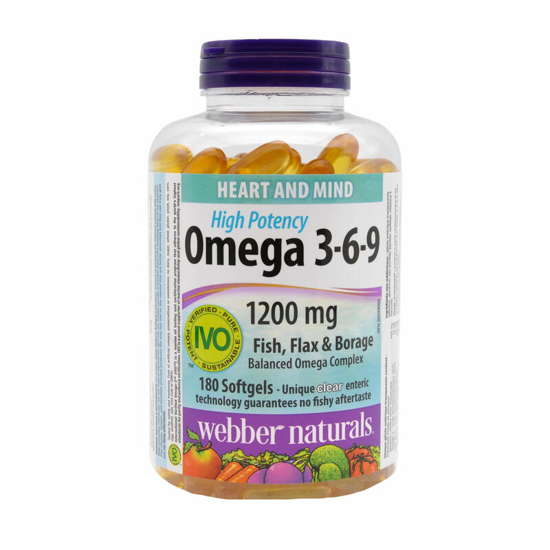 Webber Omega 3-6-9 1200mg 150 Softgels