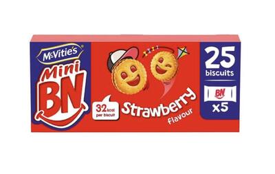 McVities Mini BN Strawberry 5pk