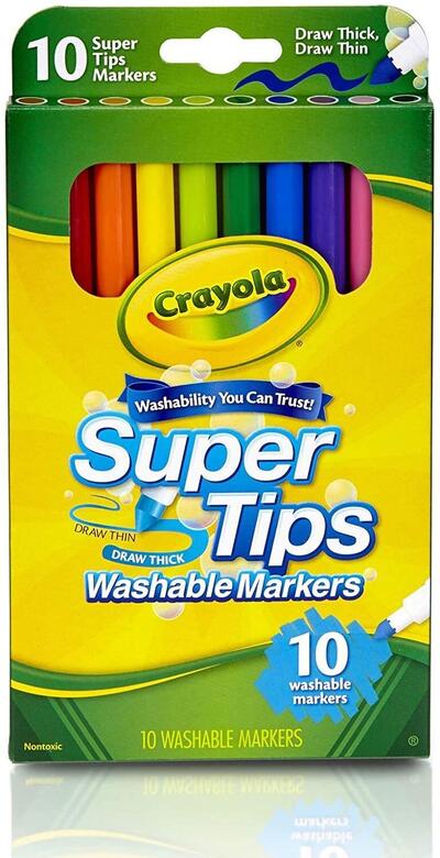 Crayola Super Tips Washable Markers 10 count