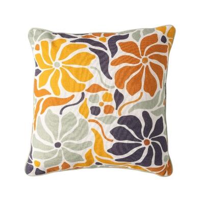 Sullivans Floral Cotton Pillow