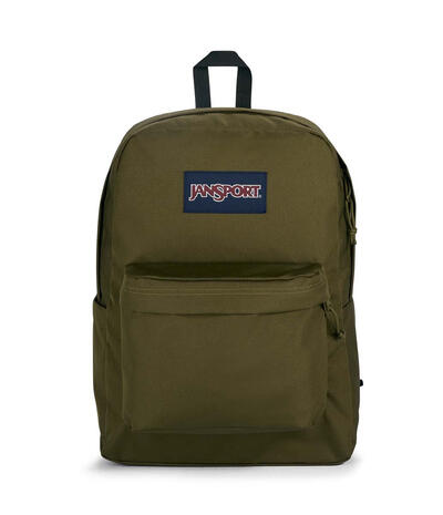 JanSport Superbreak Plus Army Green Backpack