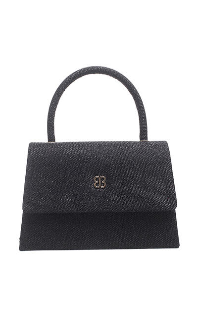 Bessie Top Handle Flap Over Clutch Bag